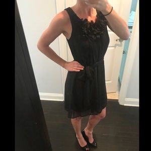 Black Flower Dress
